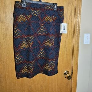 NWT Lularoe Aztec Cassie pencil skirt L